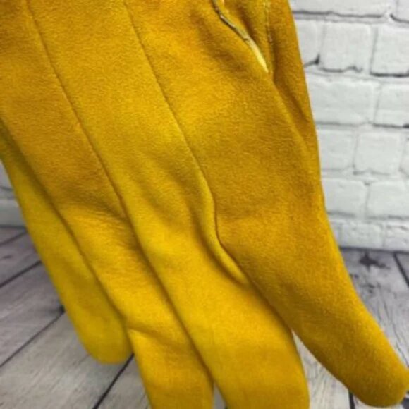 New Welding Gloves Gander Deer Skin 64-1-1525 Left Hand Patch Gold BDG - Picture 7 of 8